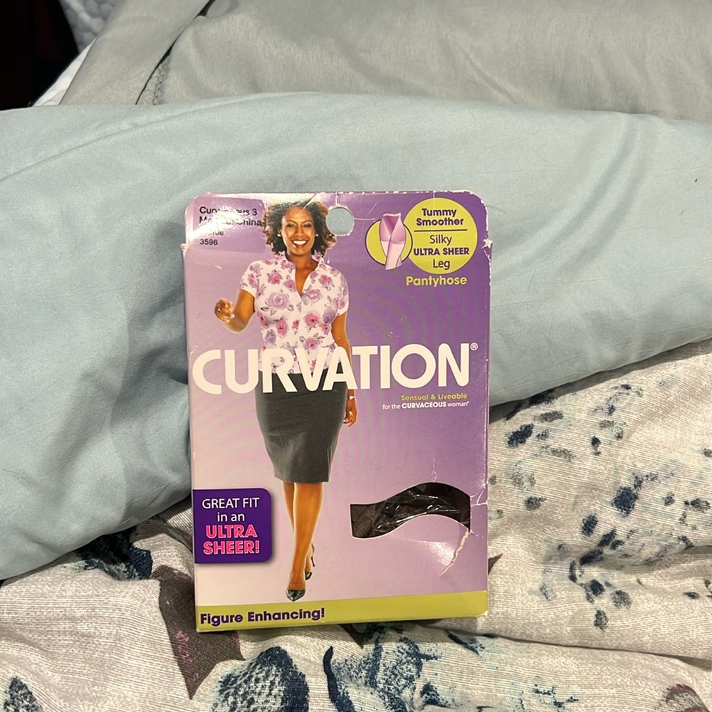 Vintage Curvation Sensual & Liveable Sheer Pantyhose Plus Size